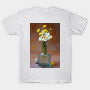 Small Bottle With Spring Bouquet T-Shirt